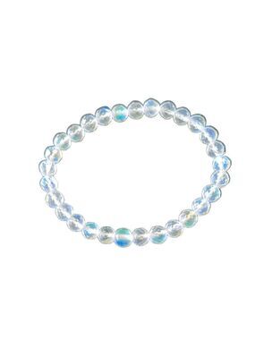 Aura Clear Quartz Faceted Bracelet